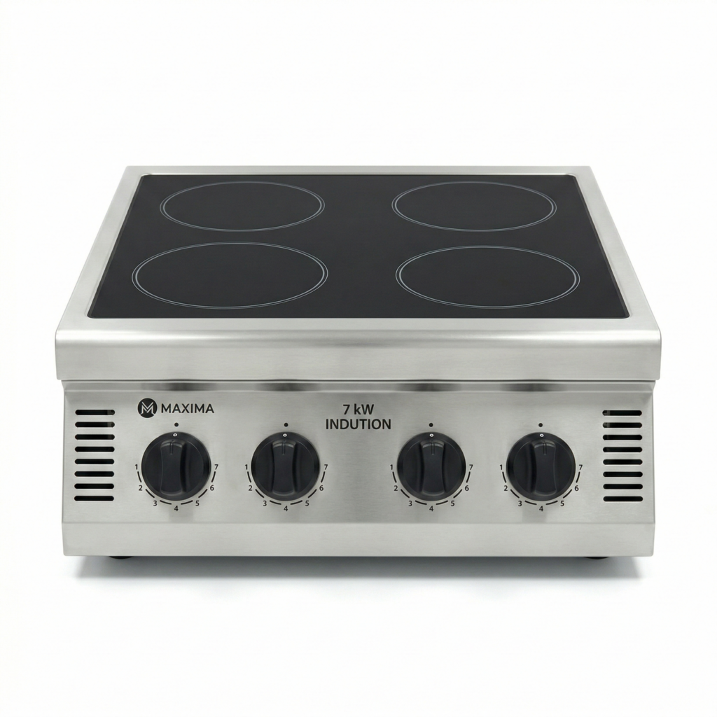 Maxima Elektrisk Kogeplade 4 Zoner – 7 kW