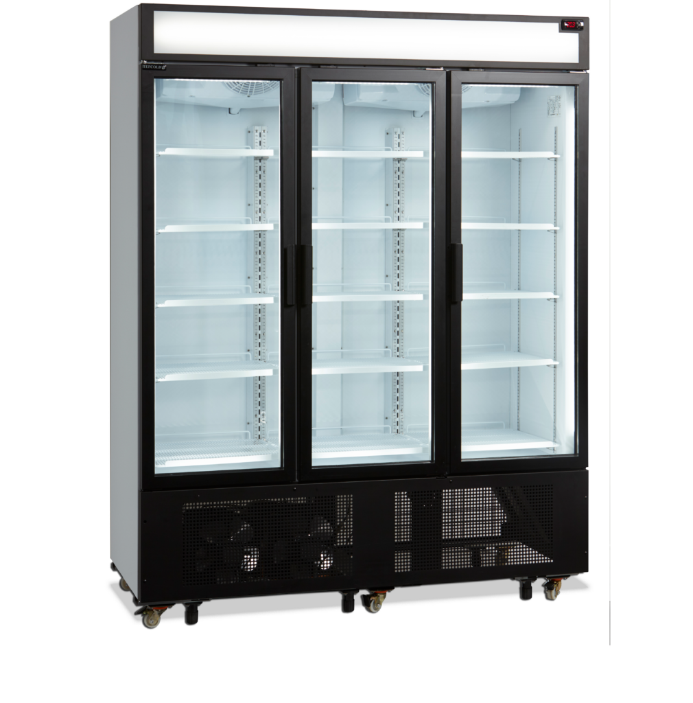 3-dørs displaykøler med lystop Tefcold FSC1600H