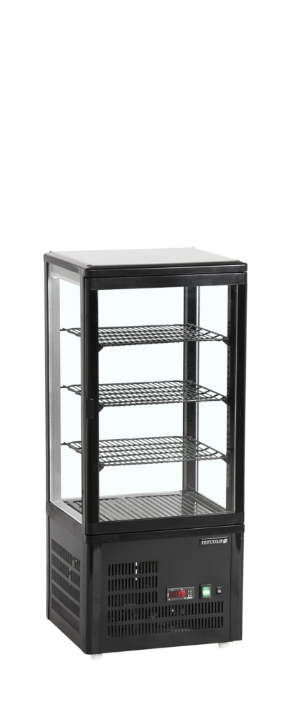 Display-kølemontre,Bordmodel Tefcold UPD80-BLACK