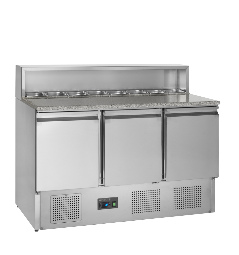 Rustfri Pizzabord GN1/1 Tefcold PT930