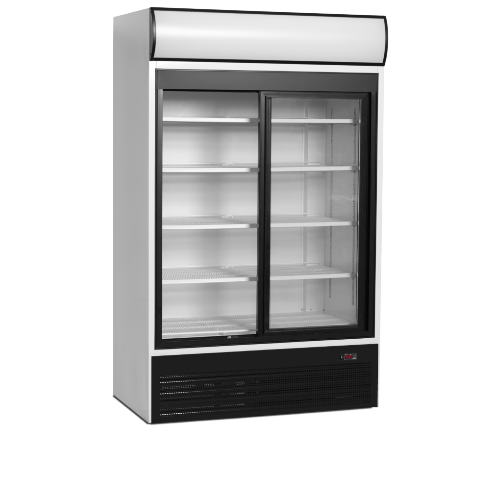 2-dørs displaykøler med lystop Tefcold FSC1200S