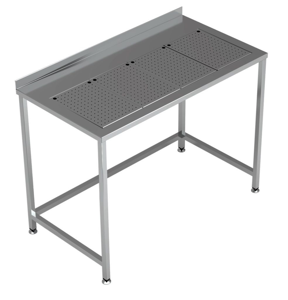 Arbejdsbord med afdrypningsbakke Combisteel 7084.0030