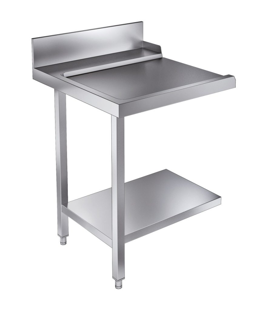 Afløbsbord med bundhylde Combisteel 7106.0025