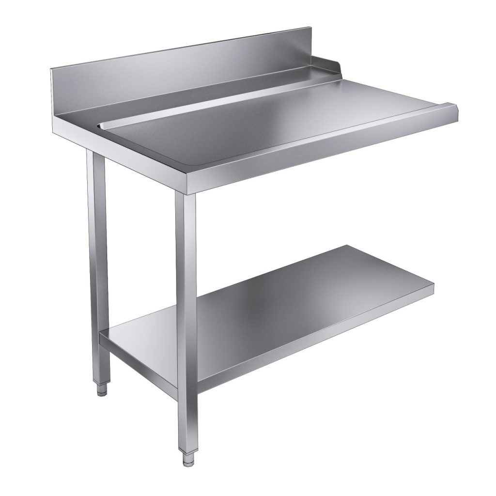 Afløbsbord med bundhylde Combisteel 7106.0035