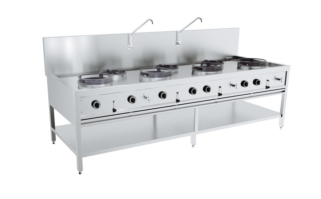 Gaswokbord Combisteel 7178.1215