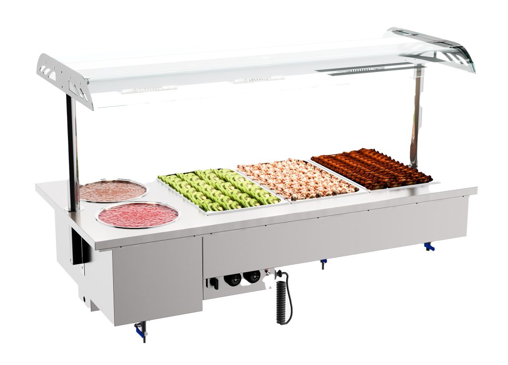 Indbygningsbain-marie Combisteel 7178.2075