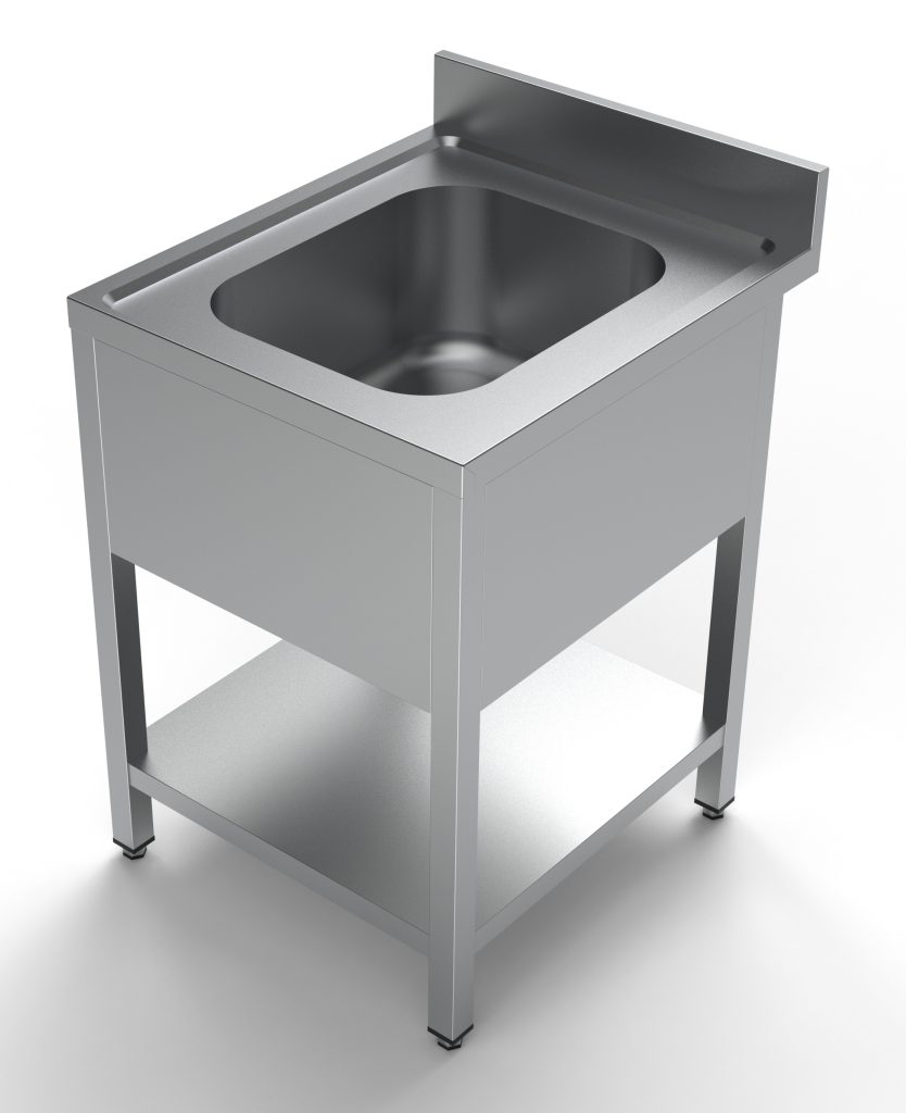 Vaskebord med underhylde Combisteel 7333.0810
