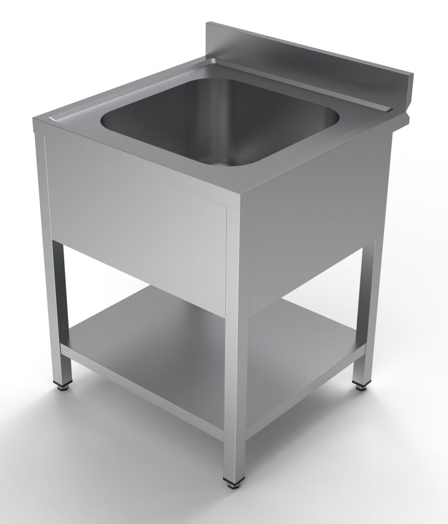 Spulebord med hylde Combisteel 7333.0815