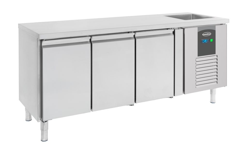 Kølebord med vask Combisteel 7450.0215