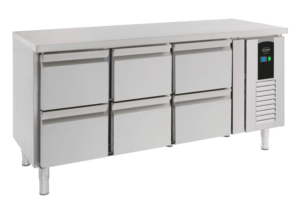 Kølebord med 6 skuffer Combisteel 7450.5045