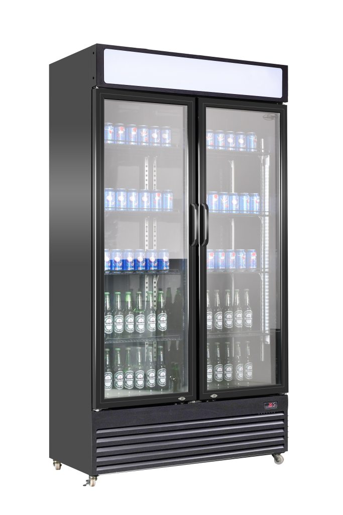Displaykøleskab med 2 glasdøre Combisteel 7455.1394