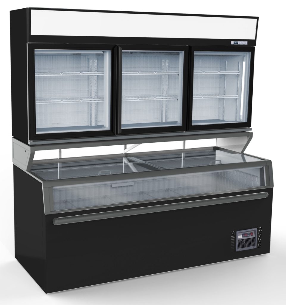 Vægmonteret displayfryser Combisteel 7455.2535