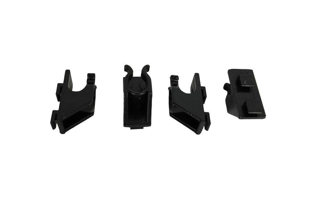 Sæt med 4 sorte clips Combisteel 7487.0184