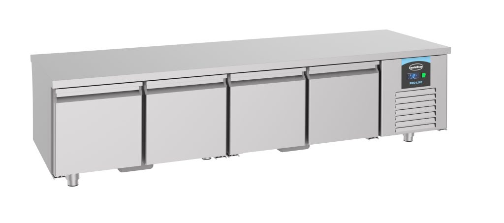 Kølebord Combisteel 7489.5082 med 4 døre
