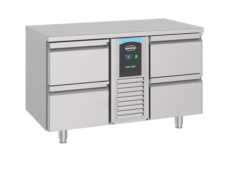 Kølebord Combisteel 7489.5375 med 4 skuffer