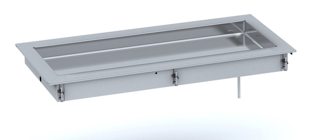 Nedfældet knust is-beholder Combisteel 7495.0090