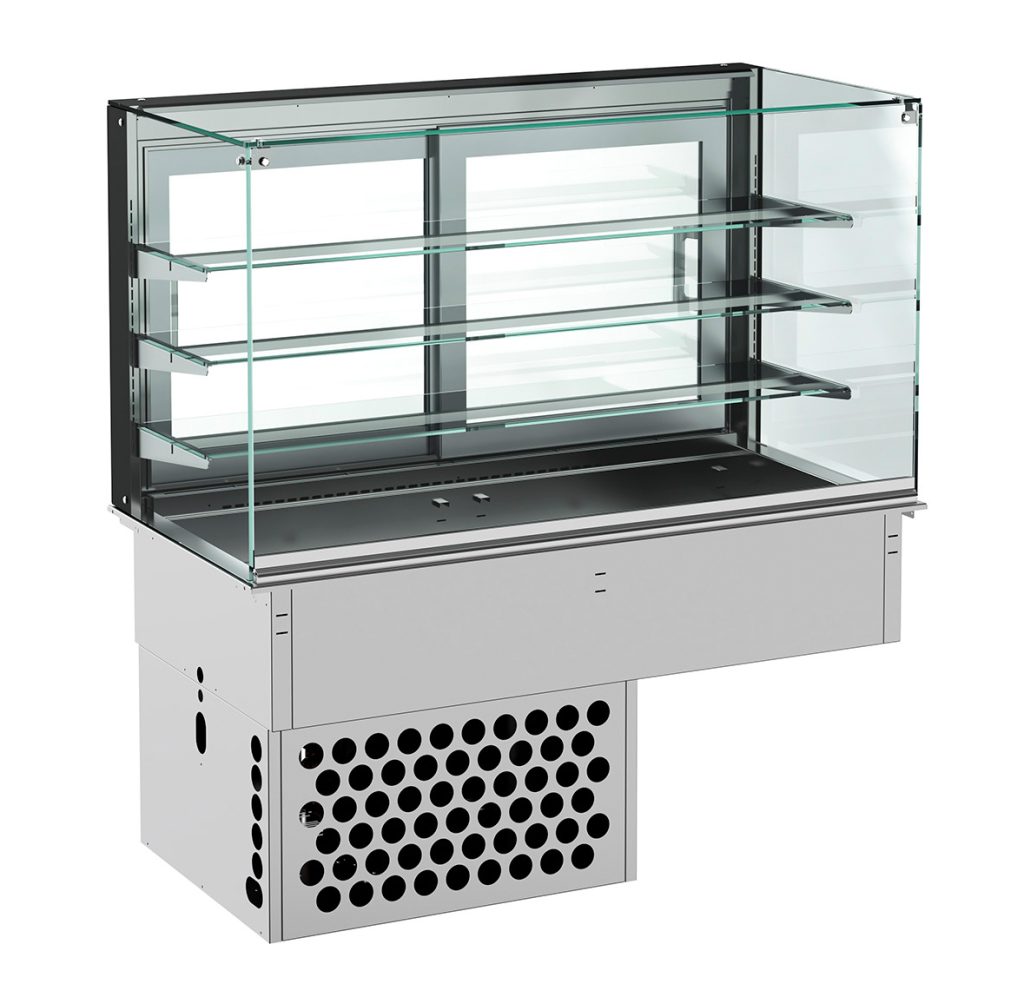 Lukket indbygningskølevitrine Combisteel 7495.0130