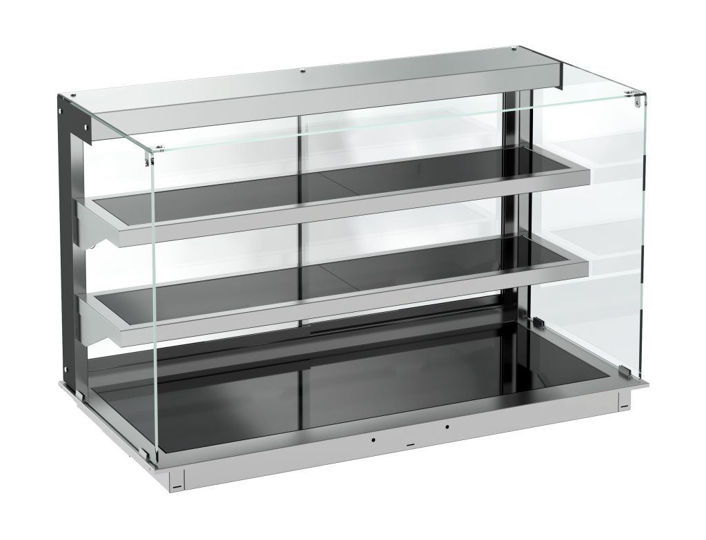Indbygningsvarmevitrine Combisteel 7495.0330