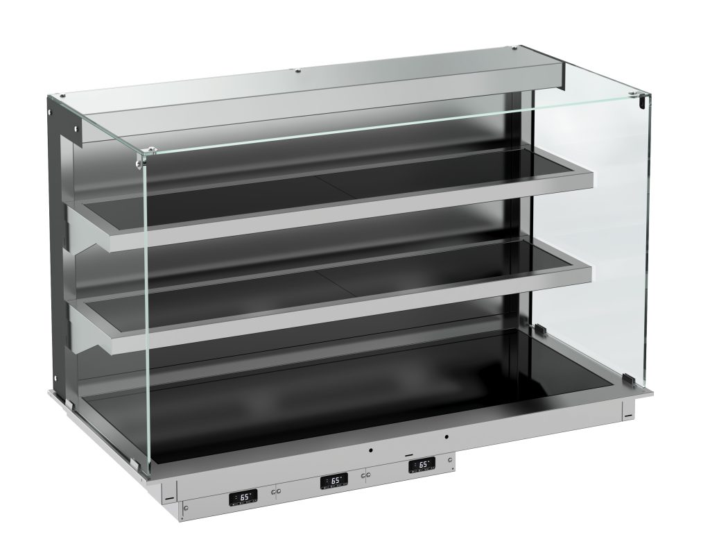Indbygningsvarmevitrine Combisteel 7495.0370