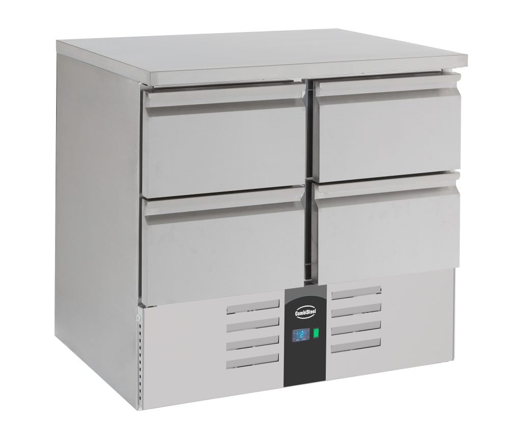 Kølebord Combisteel 7950.0110 med 4 skuffer