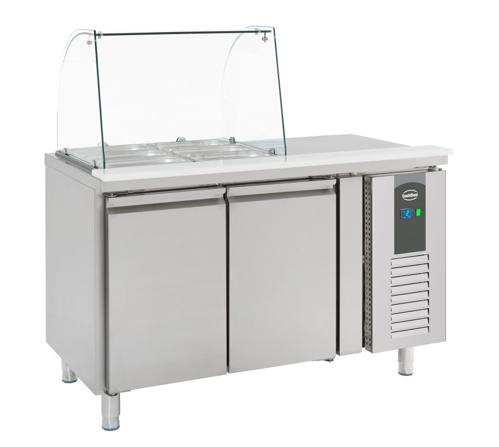 Kølebord med glasafdækning Combisteel 7950.0410