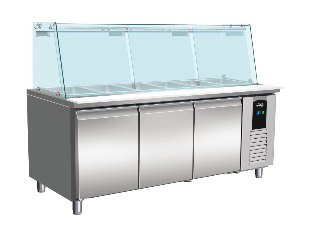 Kølebord med glasoverbygning Combisteel 7950.0425