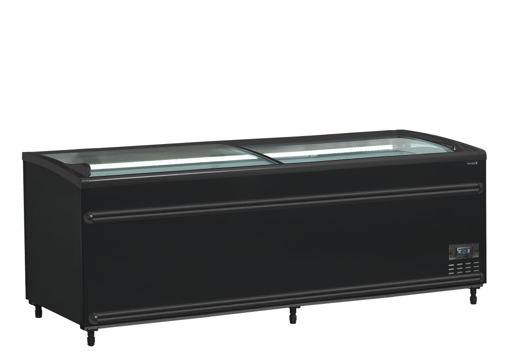 Supermarkedskøler / -fryser i sort Tefcold SFI210B-CF VS