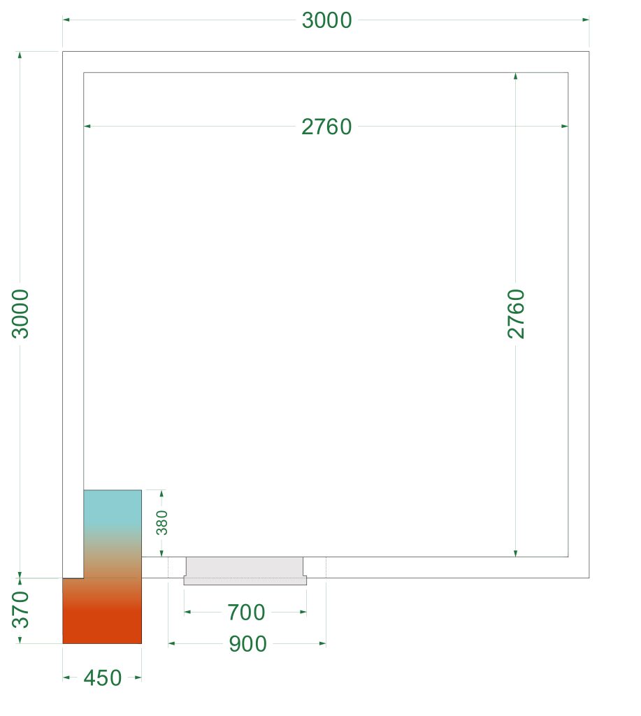 Fryserum Tefcold CRNF3030
