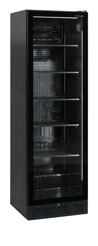 Sort display køleskab Tefcold SCU1425 FRAMELESS