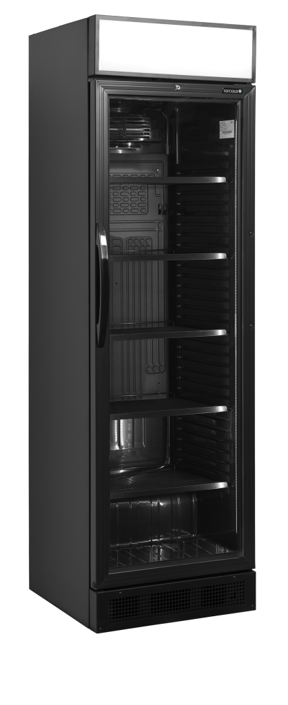 Sort flaskekøleskab Tefcold CEV425CP BLACK