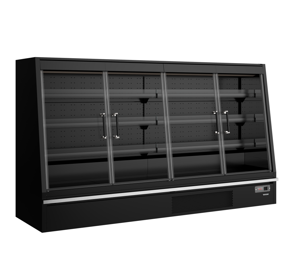 Multideck køler til supermarked Tefcold Galaxy+ GPL26FGD Black / DF