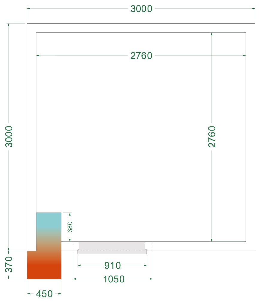 Fryserum Tefcold CRNF3030WD