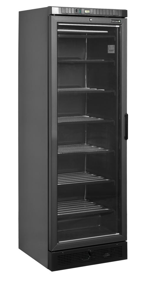 Display fryser, venstrehængt dør Tefcold UFSC371G Black L/H