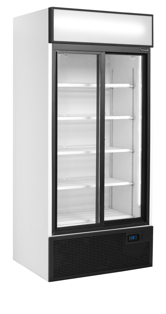2-dørs displaykøler med lystop Tefcold FSC891S