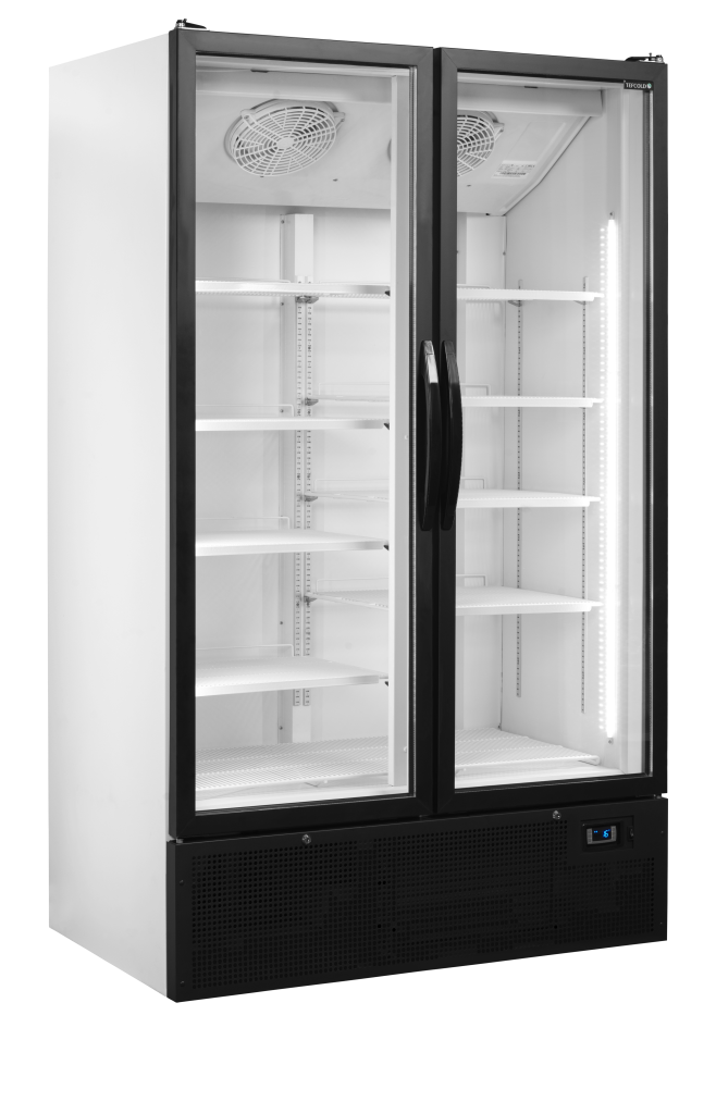 Sort Displaykøler Tefcold FS1202H