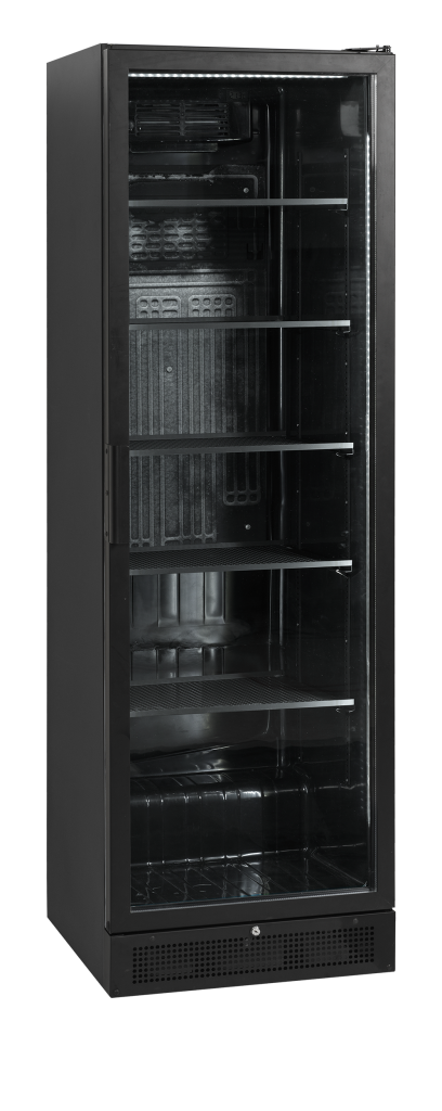 Sort display køleskab Tefcold SCU1425H