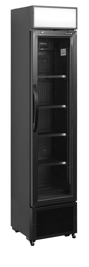 Flaskekøleskab Tefcold FSC175H BLACK