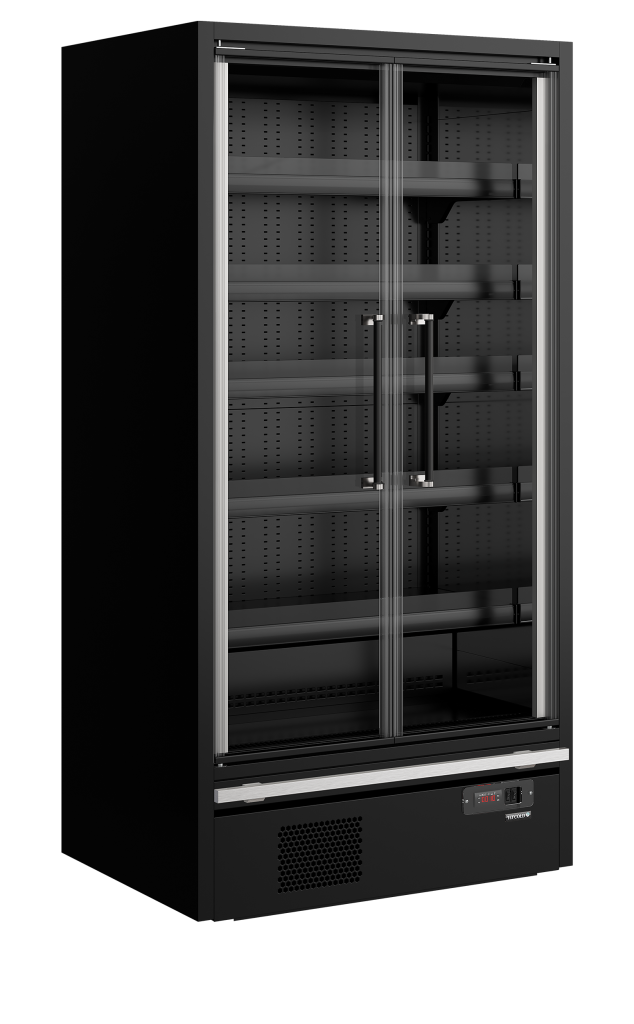 Multideck køler til supermarked Tefcold Galaxy+ GP10FGD Black