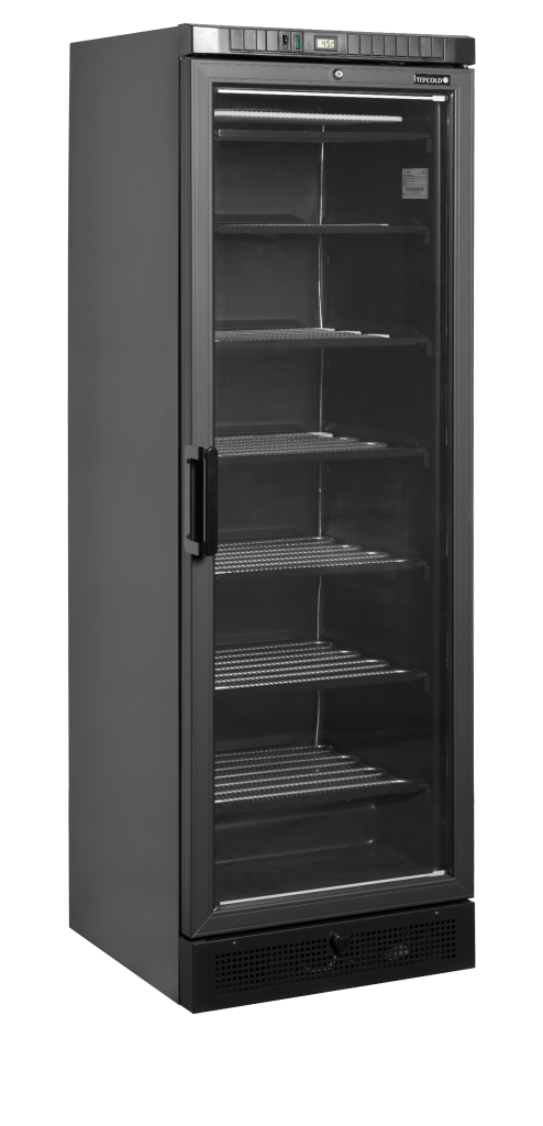 Sort displayfryser Tefcold UFSC371G Black
