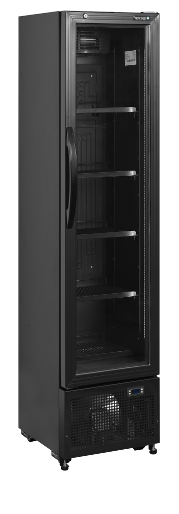 Flaskekøleskab Tefcold FS176H Black