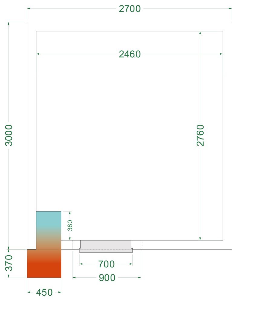Fryserum Tefcold CRNF2730