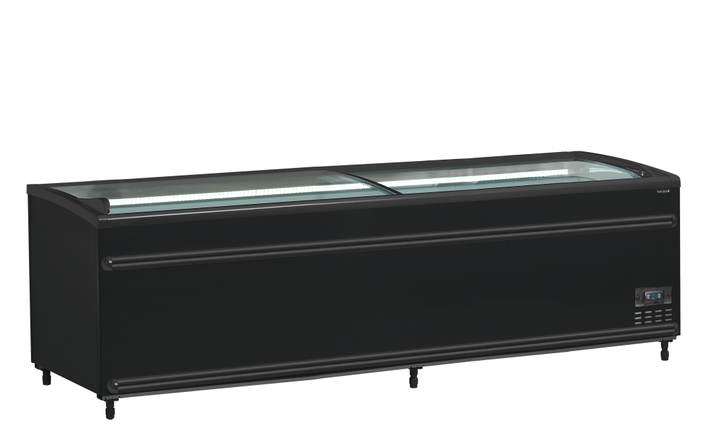 Supermarkedskøler / -fryser i sort Tefcold SFI250B-CF VS